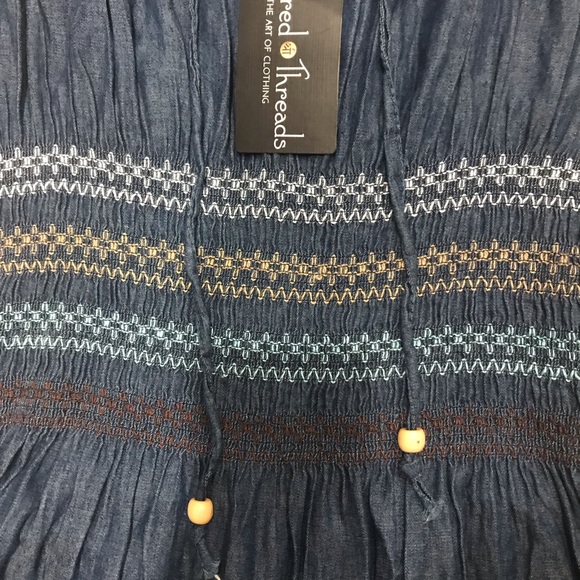 NWT.  Long Denim Dress by Sacred Threads L/XL.  219048. LG/GY01 - Picture 4 of 4